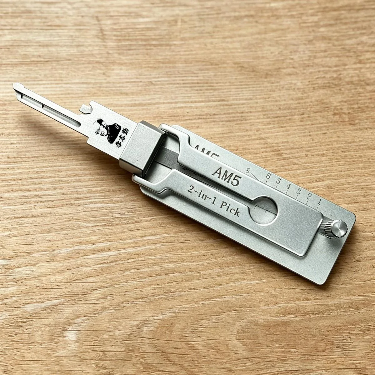 LISHI AM5 Lock Decoder Precision Reading Scale Non Damage Opening Tool For 5/6 Pin American Padlock