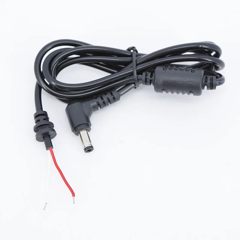 DC Plug Adapter Charger Cable Cord 5.5x2.5mm Laptop Power Connector right angel Jack  120W for Pc Notebook Charger repair wire R