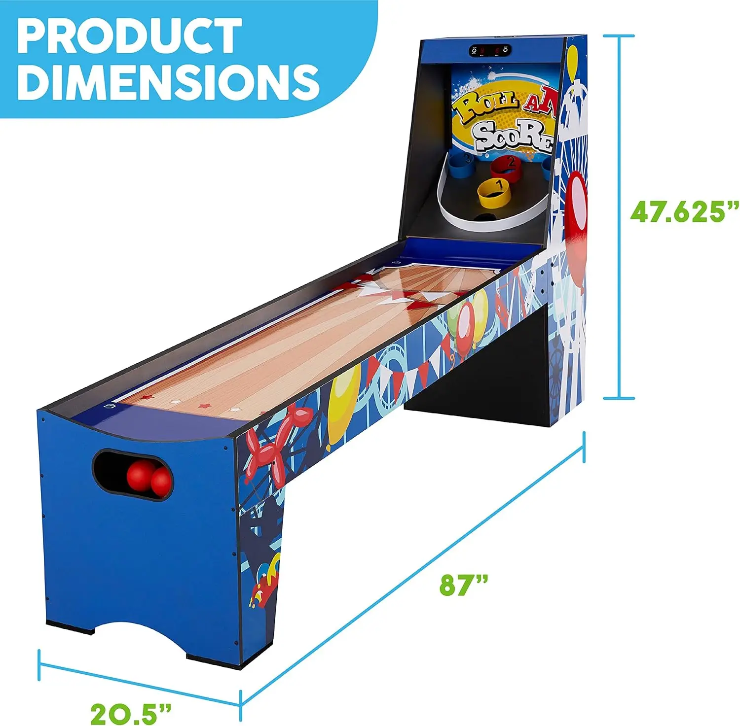 Roll & Score Arcade Game, 87