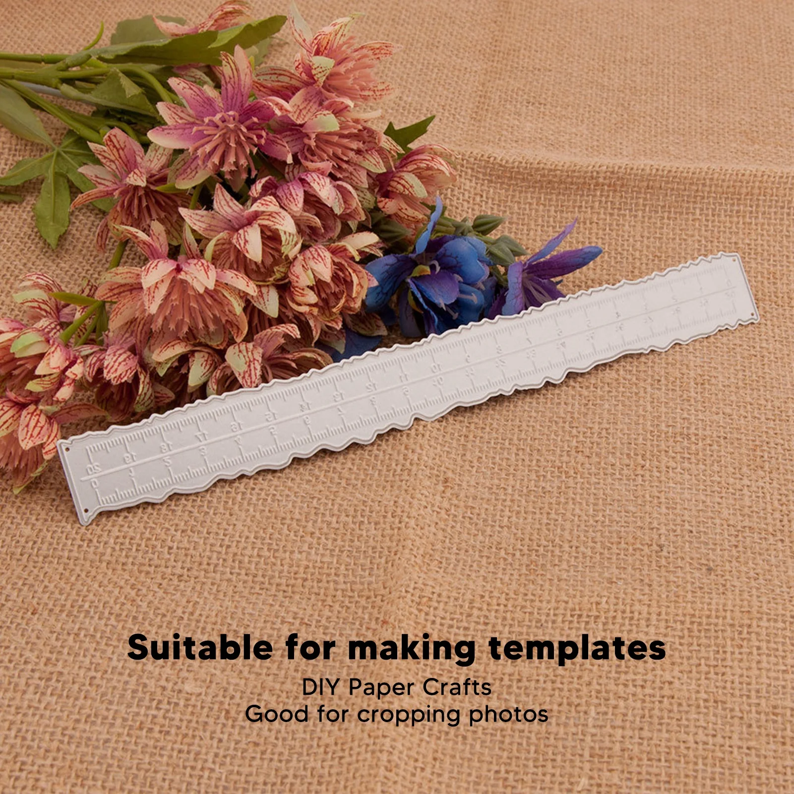 Die Cutting Irregular Edges Ruler  Making Carbon Steel Embossing Attractive Decorative Lightweight Card Making Tool