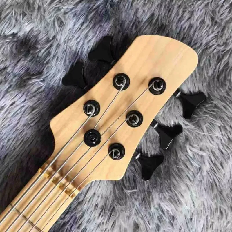 Custom Grand Bass 5 Strings Bass Guitar 9V Active Pickups Electric Guitar