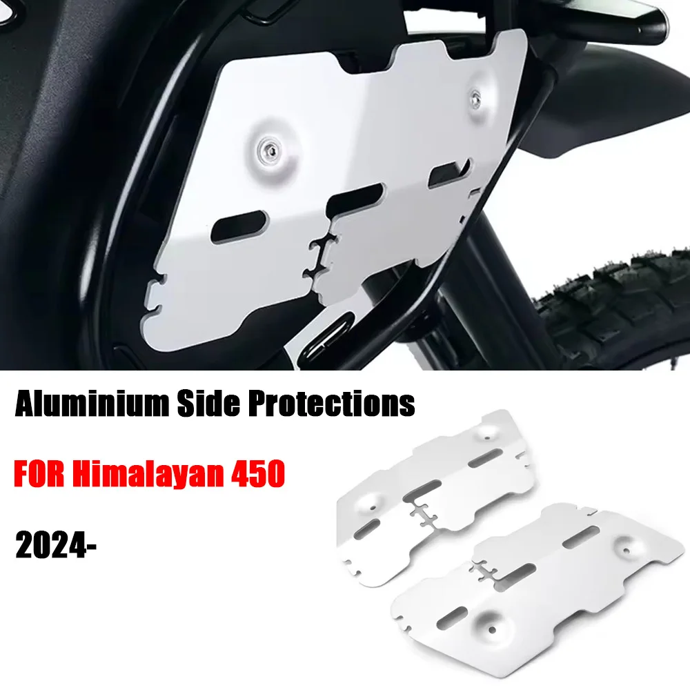 Защитный кожух для мотоцикла Himalayan 450 2024, аксессуары для Royal Enfield Himalayan 450, алюминиевые боковые защитные элементы.
