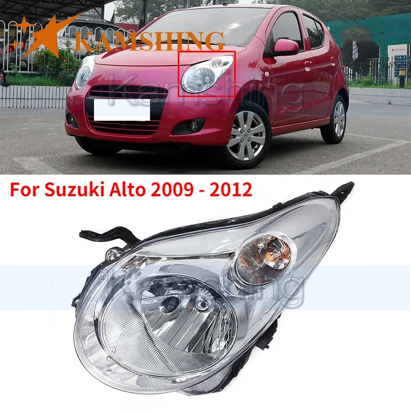 Kamshing For Suzuki Alto 2009 2010 2011 2012 Auto Front Bumper Light Headlight Headlamp Head Light Head Lamp