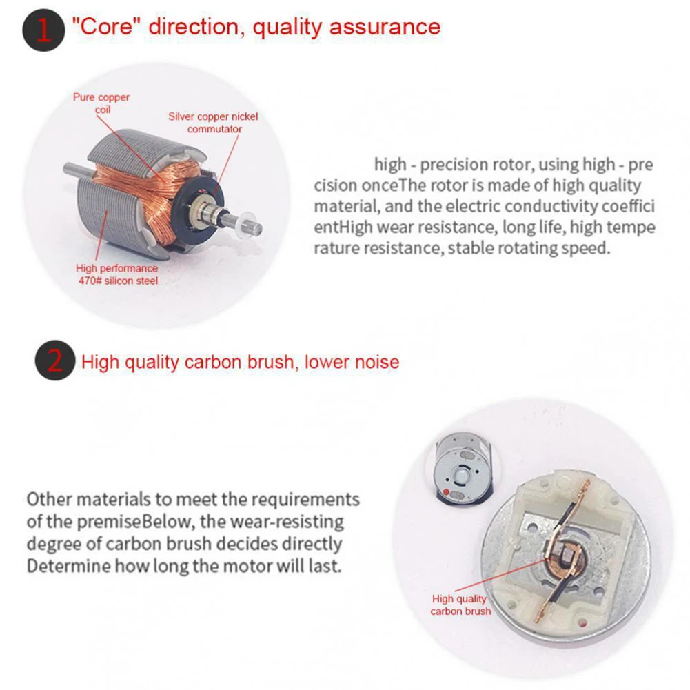 

12V DC Motor 12V Geared Motor Clockwise Or Counterclockwise Metal Gear Positive And Negative Electrodes Reverse Rotation