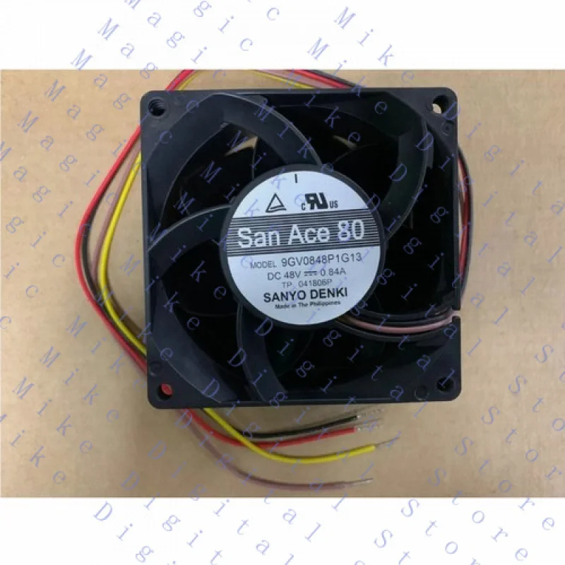 UU 1 Uds para Sanyo 9GV0848P1G13 8038 48V 0.84A ventilador de refrigeración pwm de 4 cables