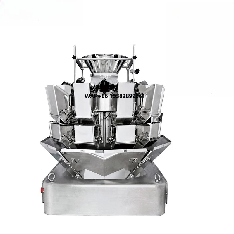 

KENWEI JW-A10 10-Head Electric Automatic Weigher Filler Wrapping Function Food Granules Plastic Film/Pouch/Bags 7" Touch Screen