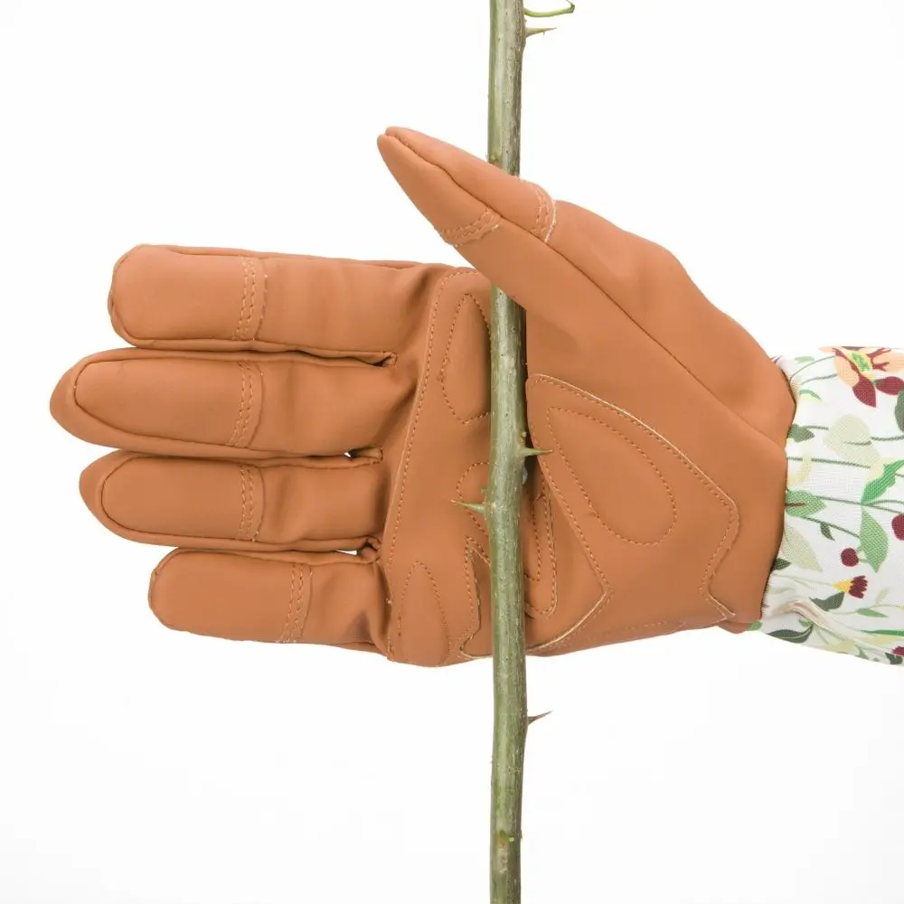 Guantes de jardinería extendidos, manoplas largas, impermeables, transpirables, para trabajo en patio, jardinería