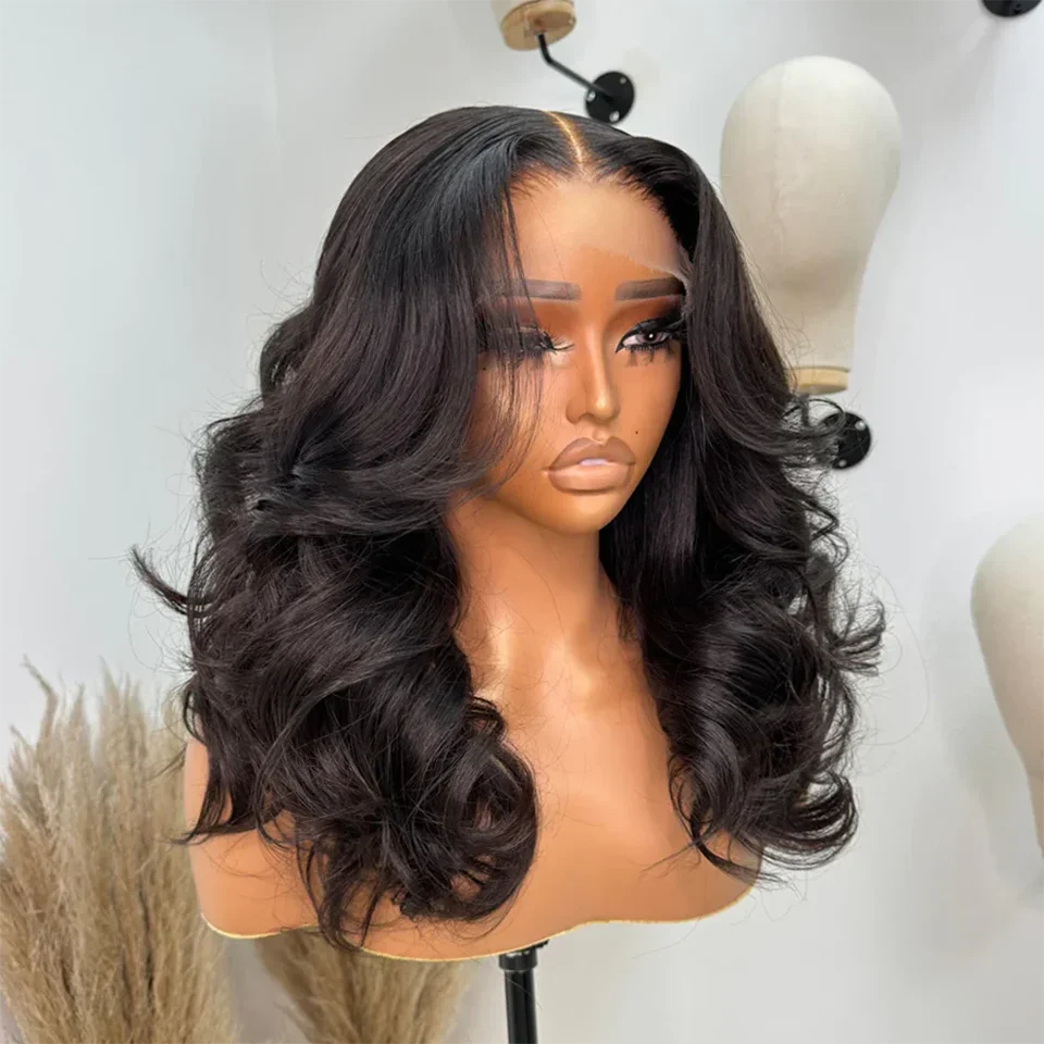 Body Wave Lace Frontal Wig Pre-plucked 13x6x1 Lace Wigs Transparent Lace Front Human Hair Wigs For Women Brazilian Remy Hair