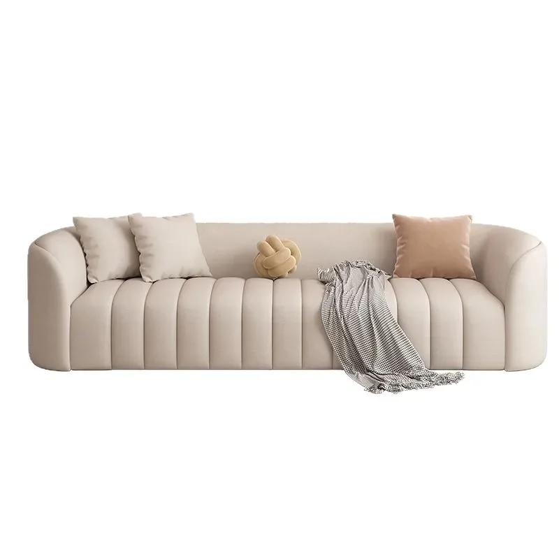 

Internet celebrity light luxury bed and breakfast sofa technology cloth lamb wool sofa, clothing store beauty salon office