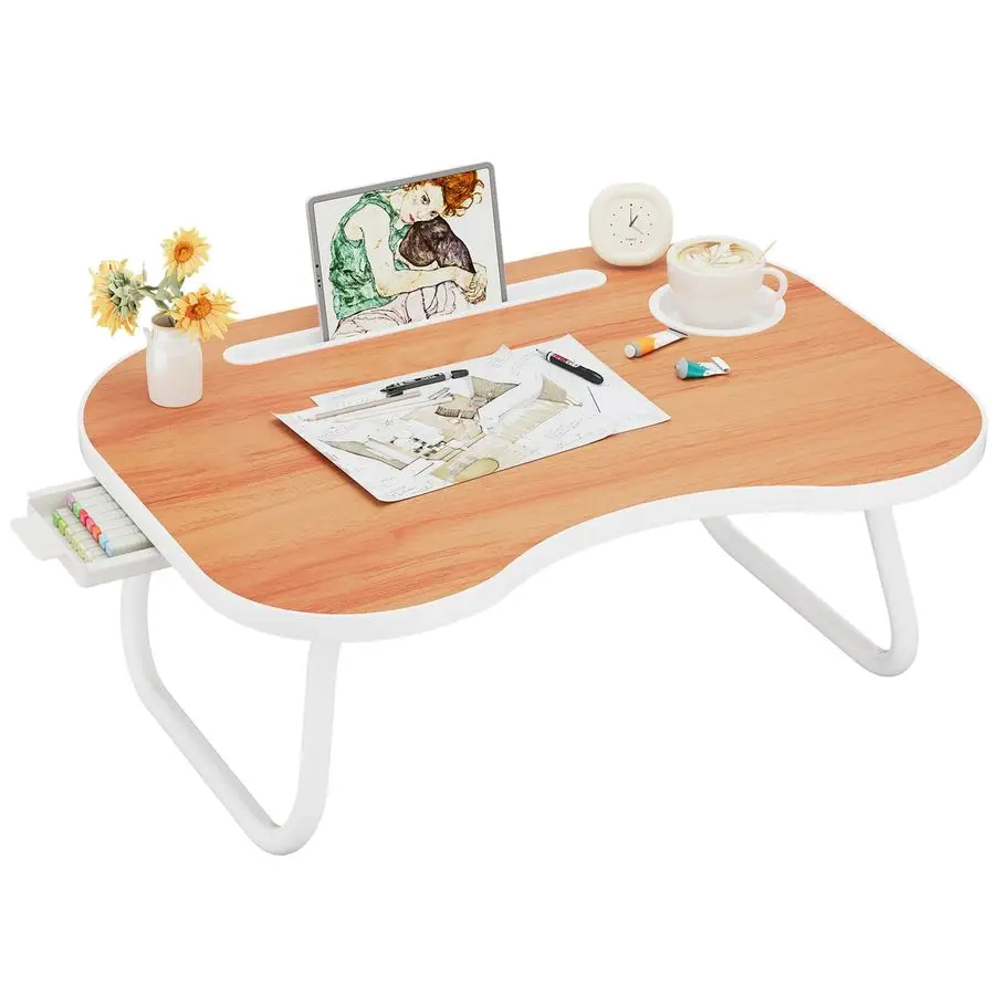 

Стол для ноутбука, подносы для кровати для еды и ноутбуков, завтрак в кровать, подставка для ноутбука, подносы для телевизора с подстаканником, ящик для дивана