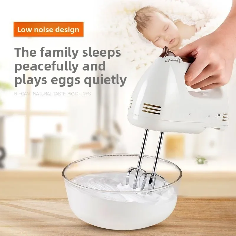 

220V Milk Frothers Egg Beater Electric Household Mini Baking Cream Stirring Automatic Beater, Small Handheld Baking Appliance