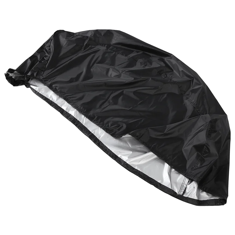 A11M-غطاء الثلج مقاوم للماء والغبار وغطاء زلاجات قابل للمقطورة ومضاد للأشعة فوق البنفسجية للشتاء للدراجات النارية في الهواء الطلق باللون الأسود