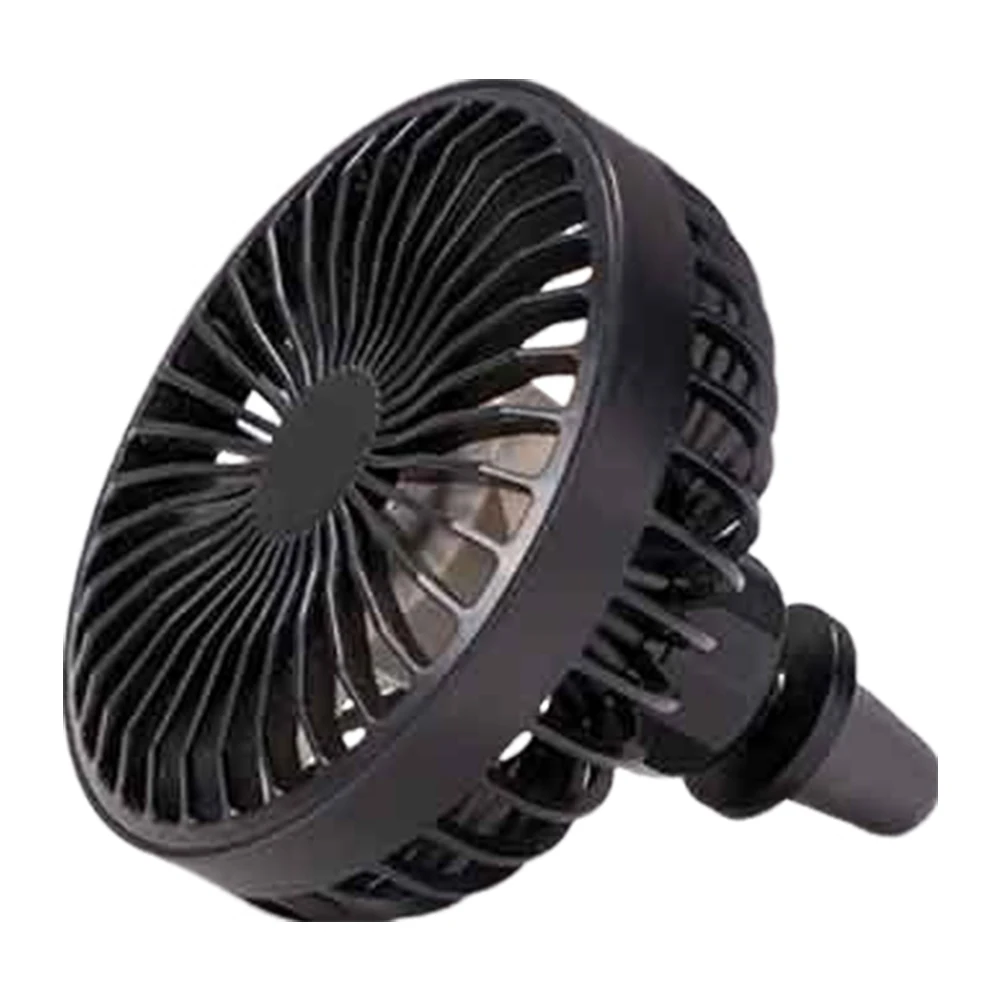 USB Powered Car Fan 3 Speed Strong Wind Car Air Vent Mount Auto Vehicle Fan with Adjustable Clip for Vehicle SUV RV