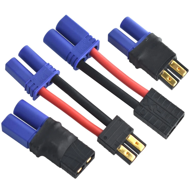 RC Lipo Batterij Connector Adapter Compatibel Met Voor TRX/Traxxas Lipo Batterij Plug Naar EC5 Man Vrouw Op ESC lader