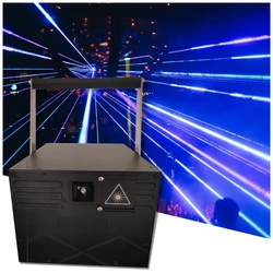 Z skrzynia transportowa 20W światło laserowe RGB ILDA DMX512 skaner wiązki Laser sceniczny projektora Dj dyskoteka świątecznej scenie