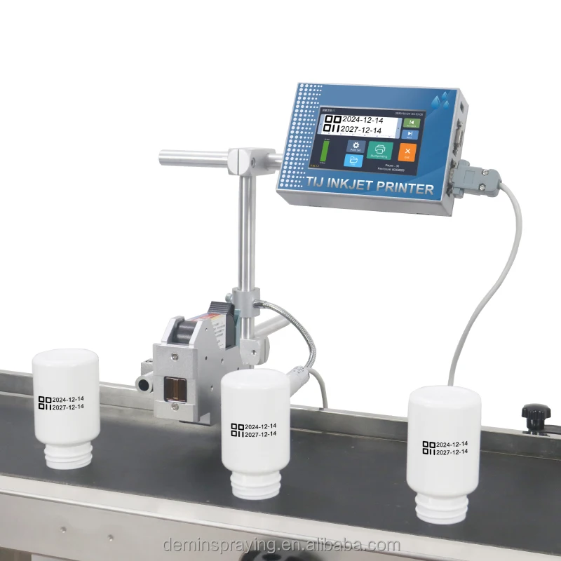 T110 Automatic Online Coding Machine Production Line Date Food Package Paper Box Coding Machine 12.7mm Injekt Printer
