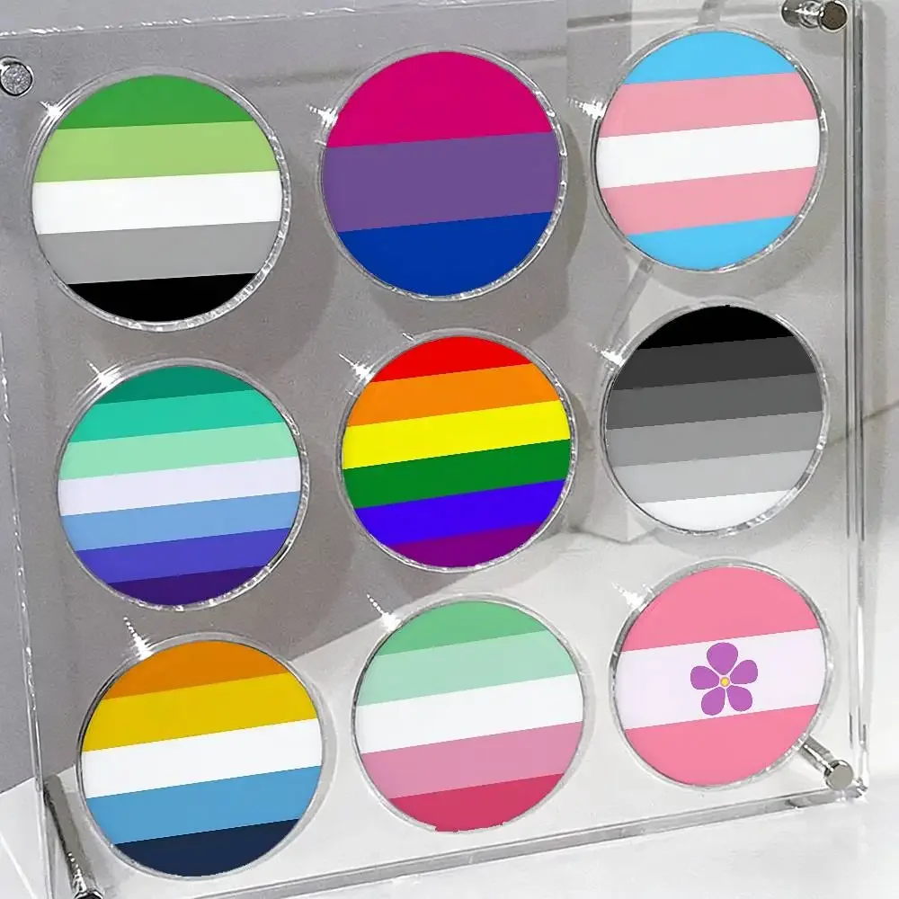 LGBT Rainbow Flag Badges Tinplate Soft Button Pin Brooch Metal Badge Custom Jewelry Accessories Hat Bag Lapel