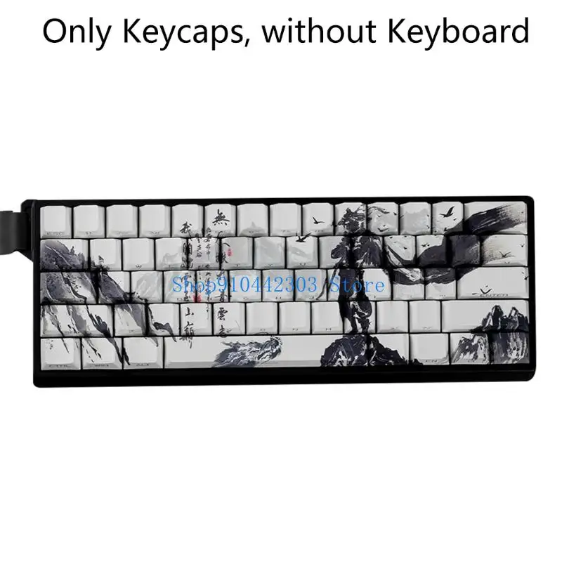 652F Original Profile Mechanical Keyboards Keycaps 60% 68% Layout Dyes Sublimated