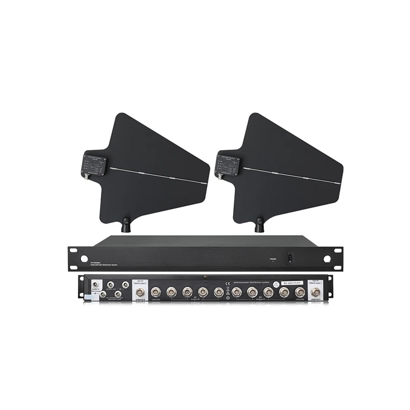 UHF 470-1000Mhz Signal Amplification System Antenna Distribution for Wireless Microphone Reception Extension Enhancement