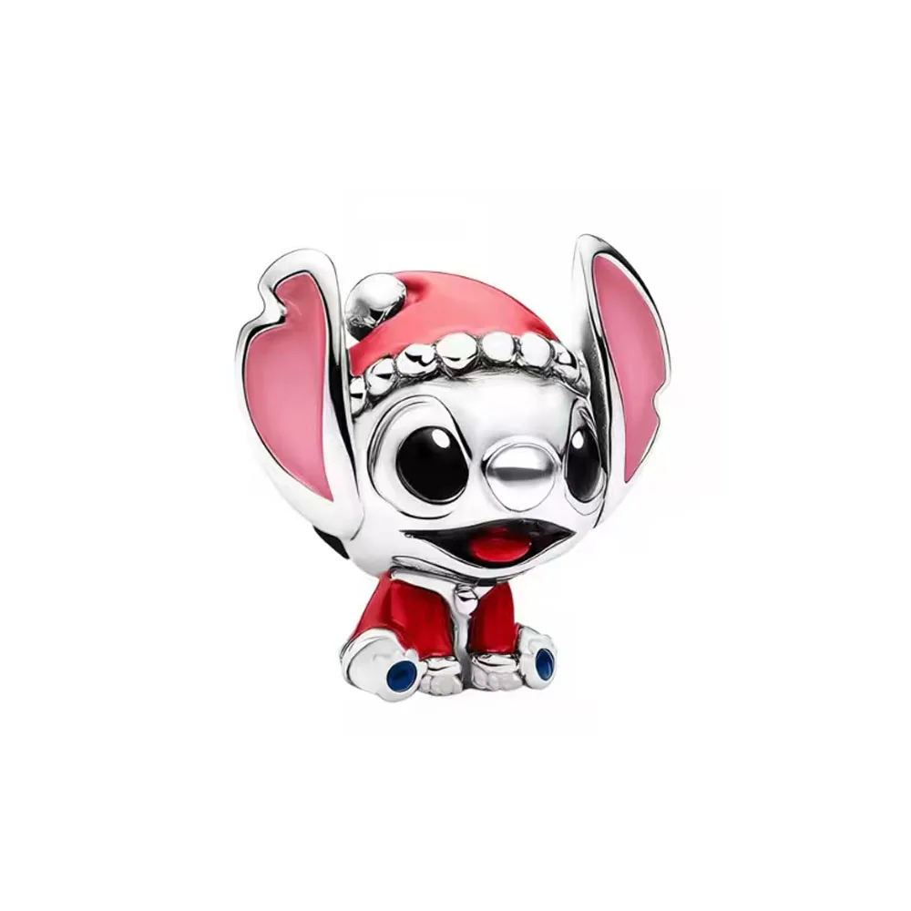 2026 جديد 925 حلية فضية فلامنغو وماوس ثلج الكرتون الأميرة الخرزة مجوهرات تناسب المرأة محلية الصنع هدايا مجوهرات رائعة