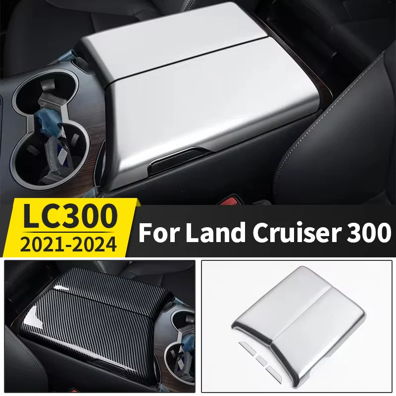 

center Armrest Box Protective Cover For Toyota Land Cruiser 300 2021-2024 LC300 Interior Accessories Tuning Modification