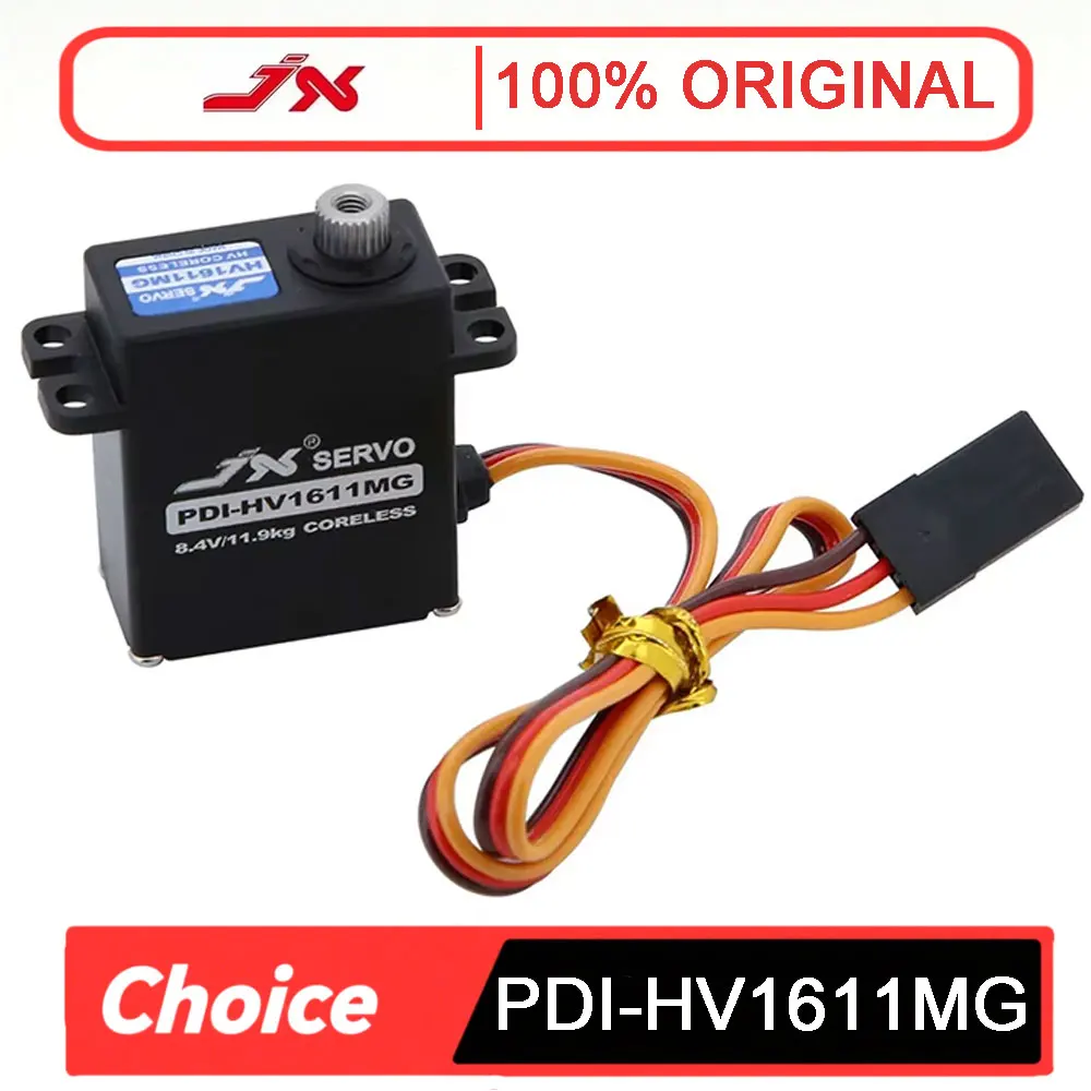 JX PDI-HV1611MG 11KG RC Digatal Servo Coreless Metal Gear Servo 4.8-8.4V For 1/8 1/10 1/12 1/18 RC Car Helicopter Crawler Drones