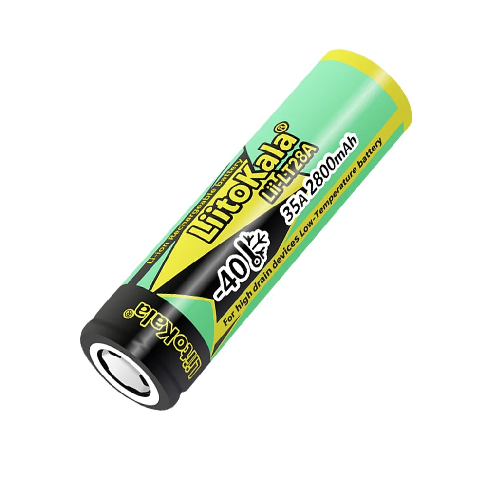 1-10PCS LiitoKala Lii-LT28A 18650 2800mah 3.7V Rechargeable Battery 45A High Power Discharge for -40° Low-temperature Battery