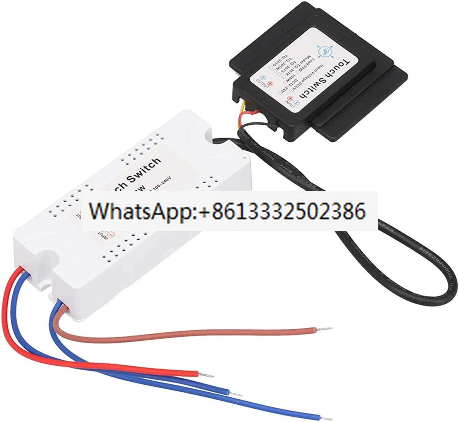 

2 шт. TQ-301SW 220 В зеркало для ванной комнаты сенсорный переключатель стекло емкостный сенсорный модуль может проникноветься 5 мм светодиодная лампа