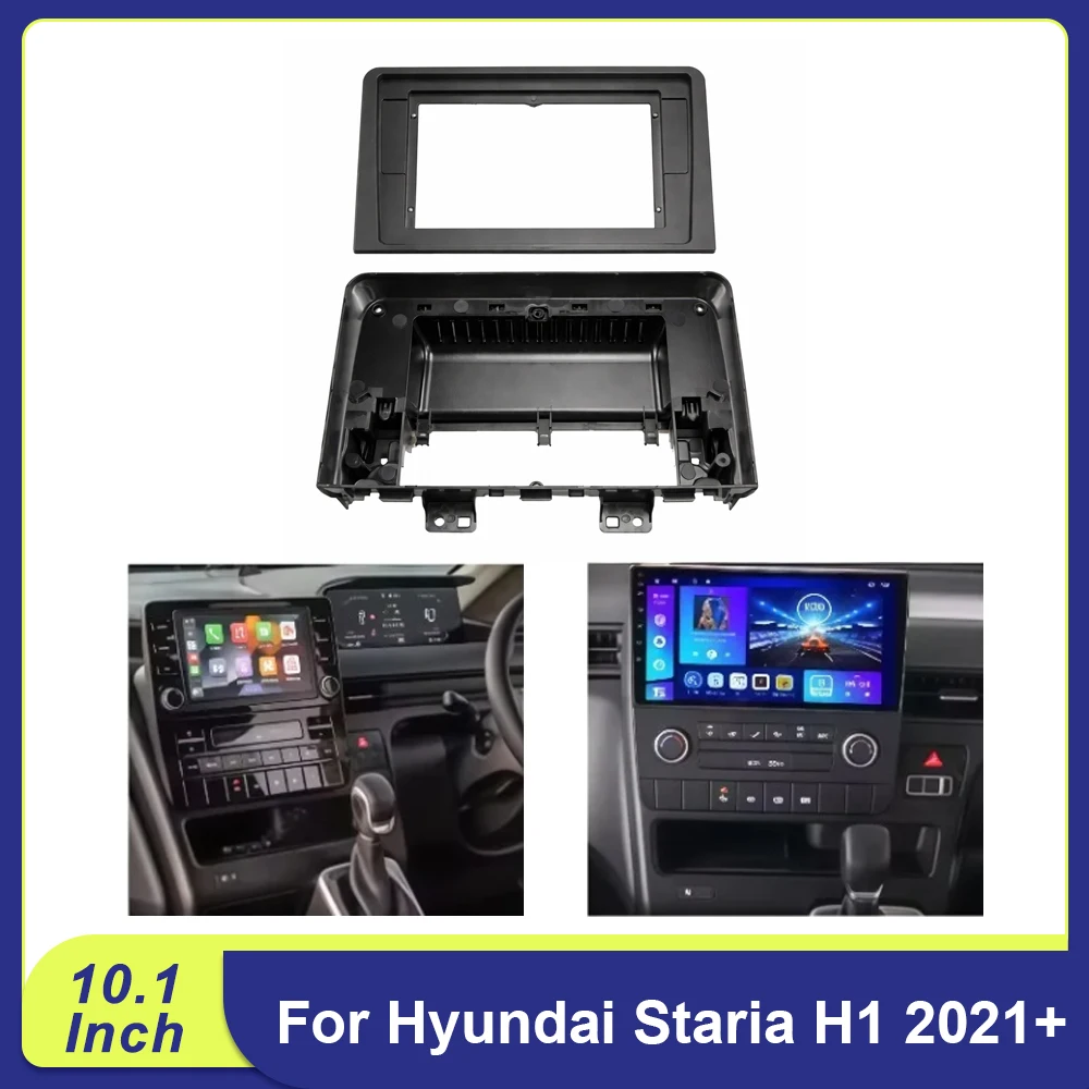 

10.1-дюймовый Android-комплект для приборной панели Hyundai Staria H1 2021+ (правый руль) - рамка и панель CANBUS