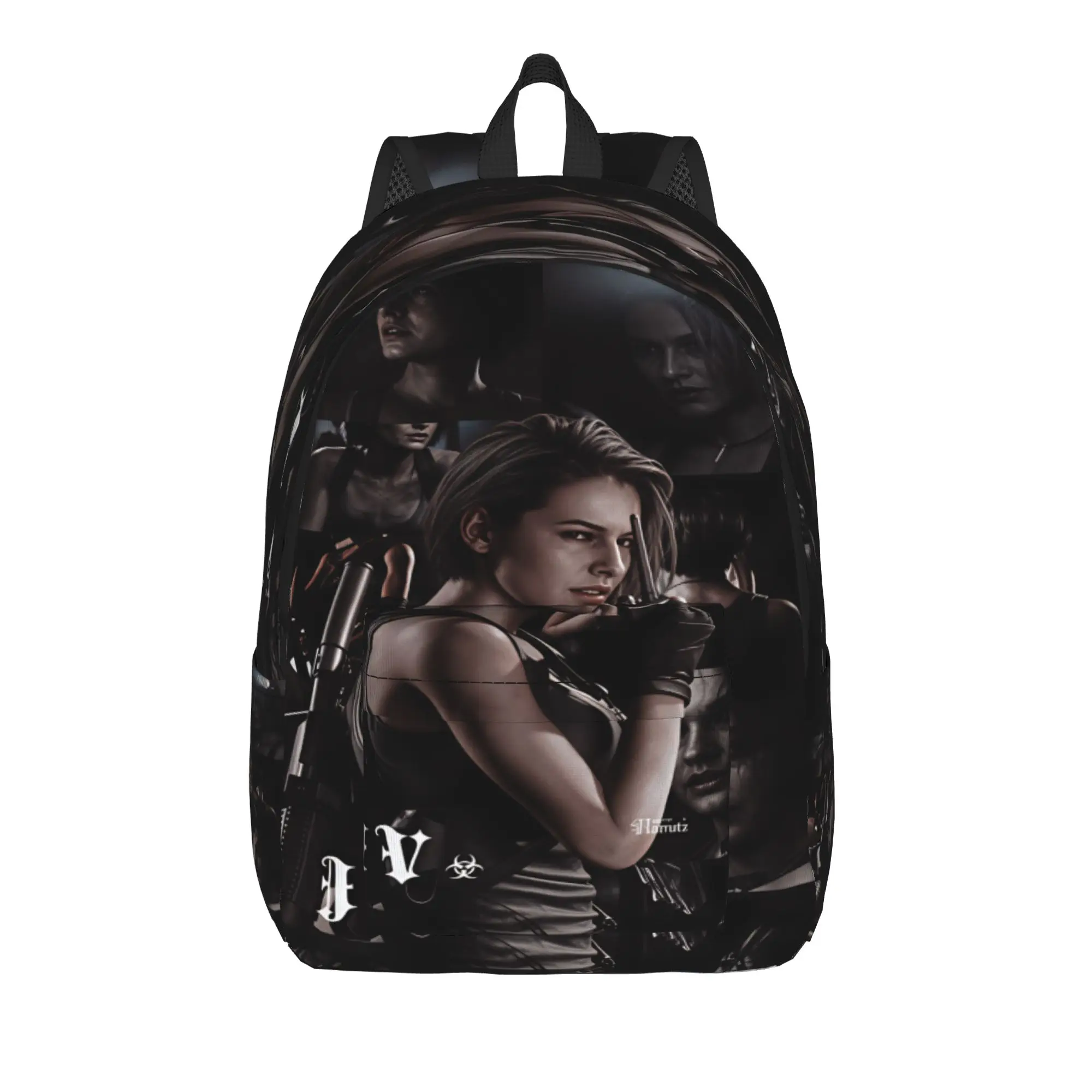 Jill Valentine Resident Evil  Backpack  Travel Backpacks Youth High Quality Breathable School Bags Style Rucksack
