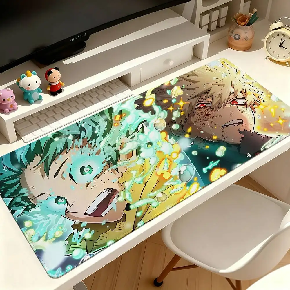 I-Izuku Katsukis Mouse Pad Computer Mat Deskpad Laptop Keyboard Mat Office Large Landscape Mousepad