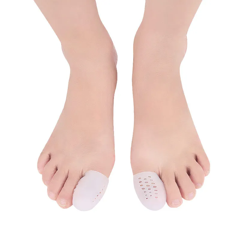 내성장성 실리콘 발가락 보호대 슬리브, 내마모성 통기성 발가락 보호대, 외반 부니온 패드 쿠션, 큰 발가락 보호대