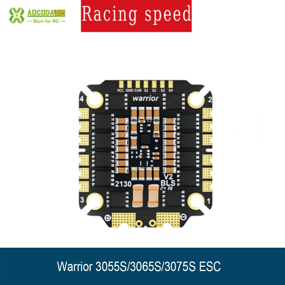 

Aocoda-RC Warrior 3055S/3065S/3075S 55A/65A/75A 4-IN-1 ESC For FPV RC Drone