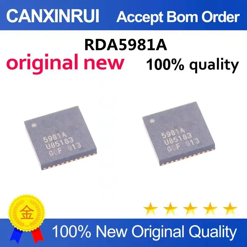 

RDA5981A QFN40 package integrated circuit hot sale intelligent voice Bluetooth chip RDA5981