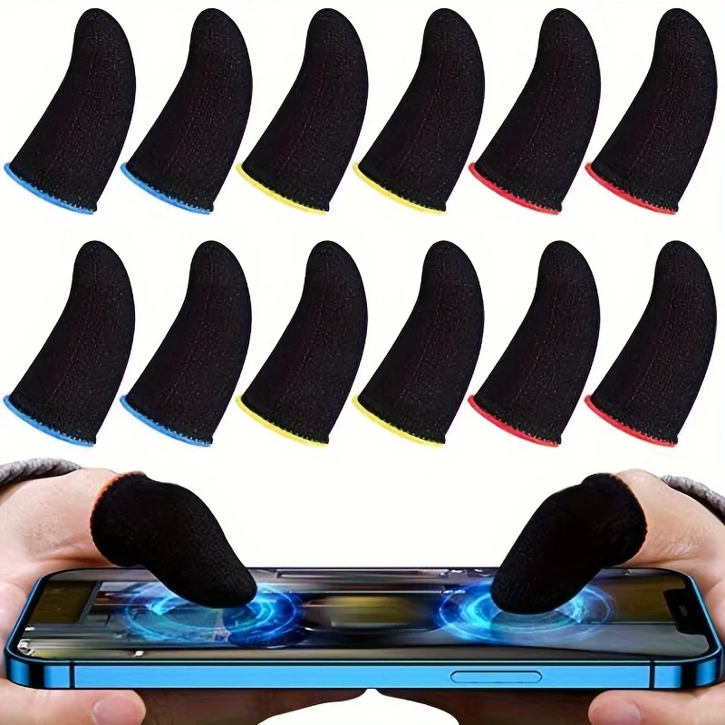 6/12pcs competitive finger covers, wireless finger covers, breathable handle finger covers