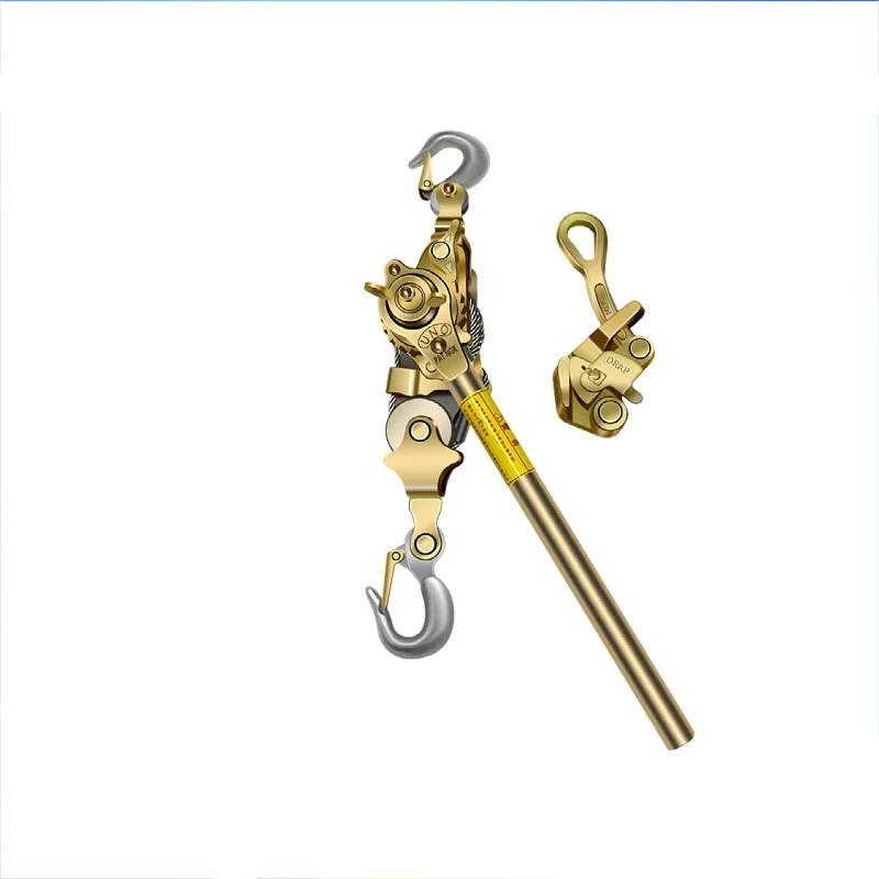 Multi-functional Wire Tightener Manual Single/Double Hook Tensioner Wire Rope Hand Gourd Loading Machine