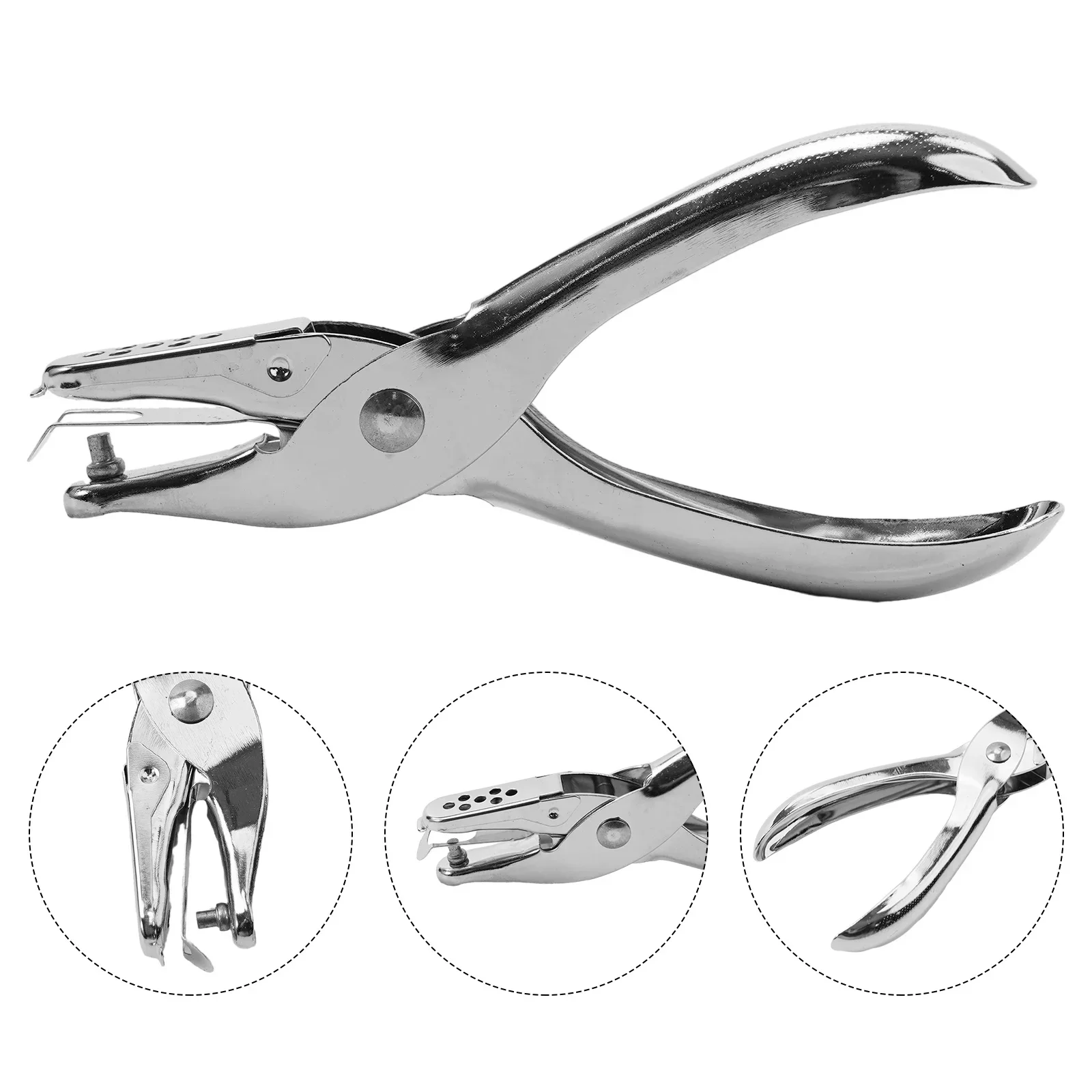 Puncher Punching pinze Light Equipment Punch Scrapbooking Silver Single Hole 130mm 3 or6mm carta a mano per la perforazione