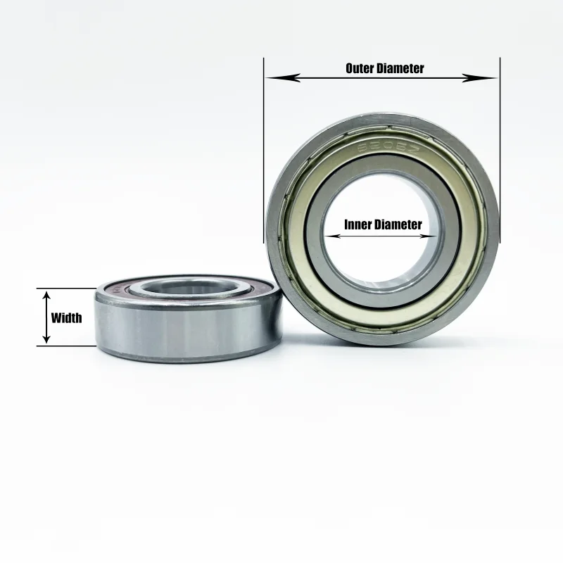 1Pcs Bearing steel Deep Groove Ball Bearing 6207 6208 6209 6210 6211 6212 6213 6214 ZZ DDU High Speed High Quality Bearing