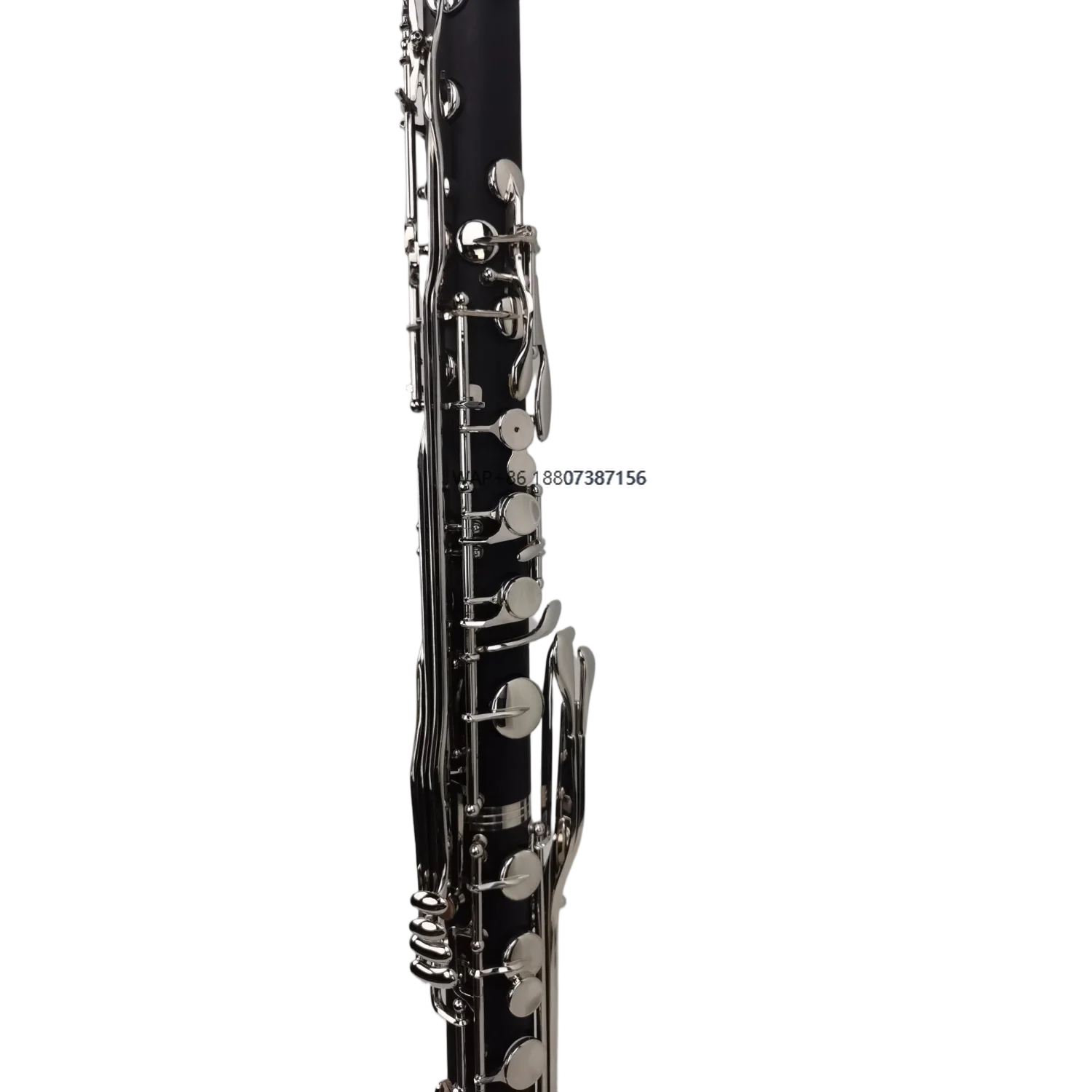 Professional 17-Key High-Pitched Clarinet Nickel-Plated Bakelite With Eb Tone