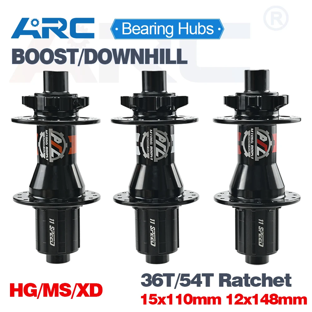 

ARC-32 Holes Boost Hub, 12x148mm, 36T, 54T, Ratchet Bearing Hub, Downhill Mountain Bike, Disc Brake, MTB Hub 8, 9, 10, 11, 12V