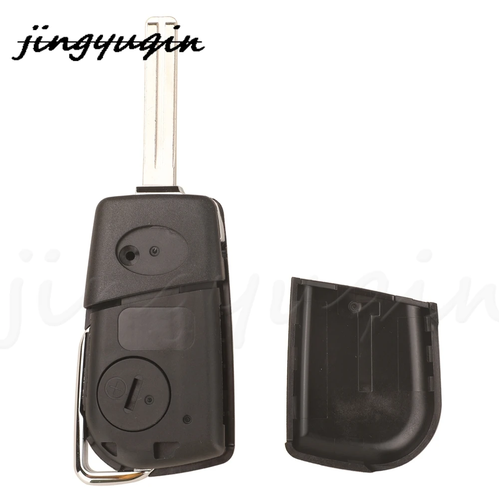 Jingyuqin GQ4-73T HYQ12BFA 3BTN Flip pilot z kluczykiem samochodowym 314MHZ FSK H (8A) Chip do Toyota RAV4 Camry Corolla 2015 - 2021