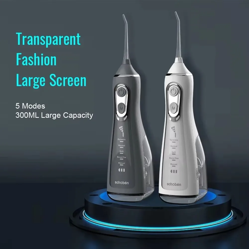 L15 Portable Oral Irrigator DIY Tank Cleaning Modes USB Rechargeable Waterproof Dental Water Flosser 4 Water Jets