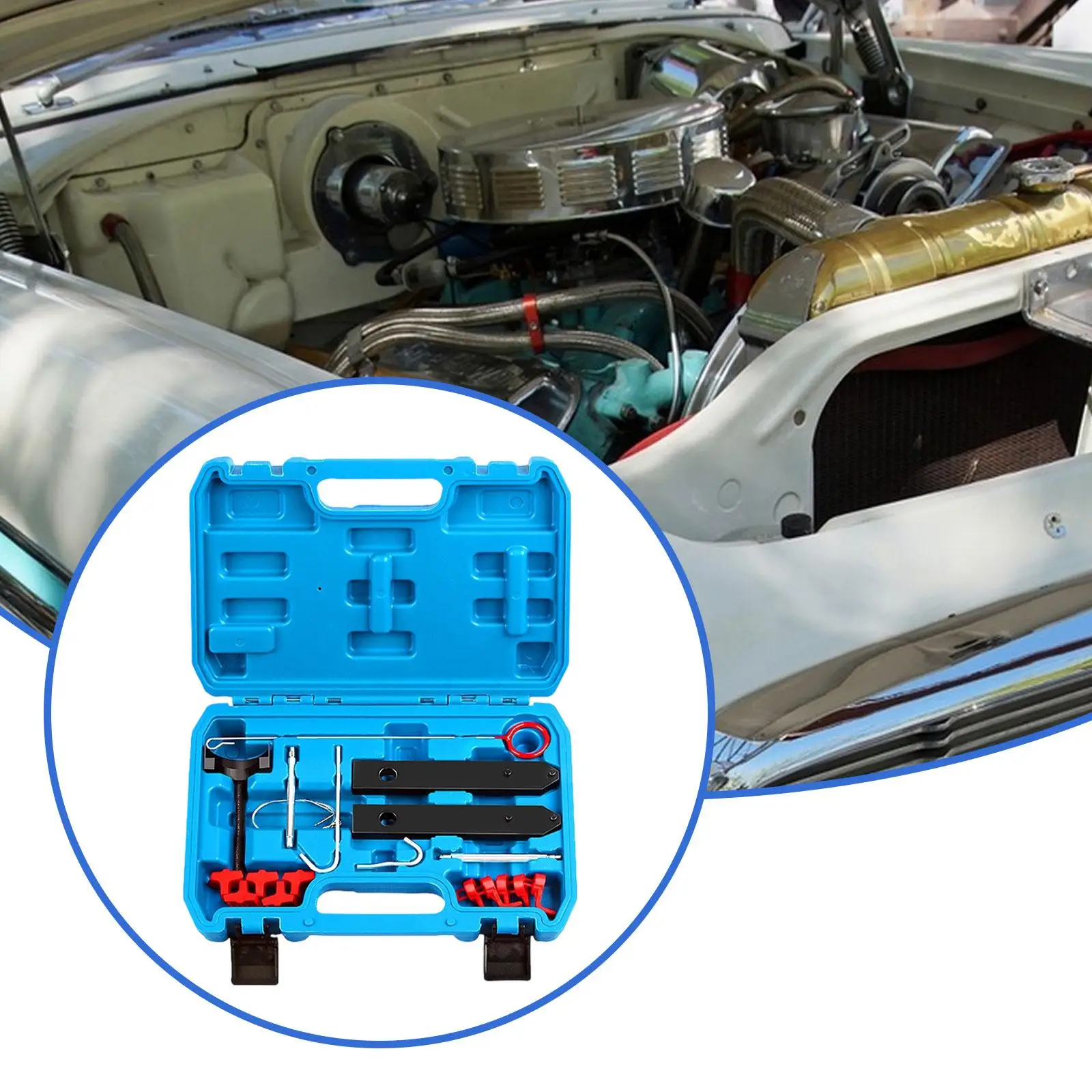 

Oil Pump Balance Shaft Timing Tool Kit for 2.0T Engine Automotive with Case Repairing Alignment Tool for WL K4 JL Kl