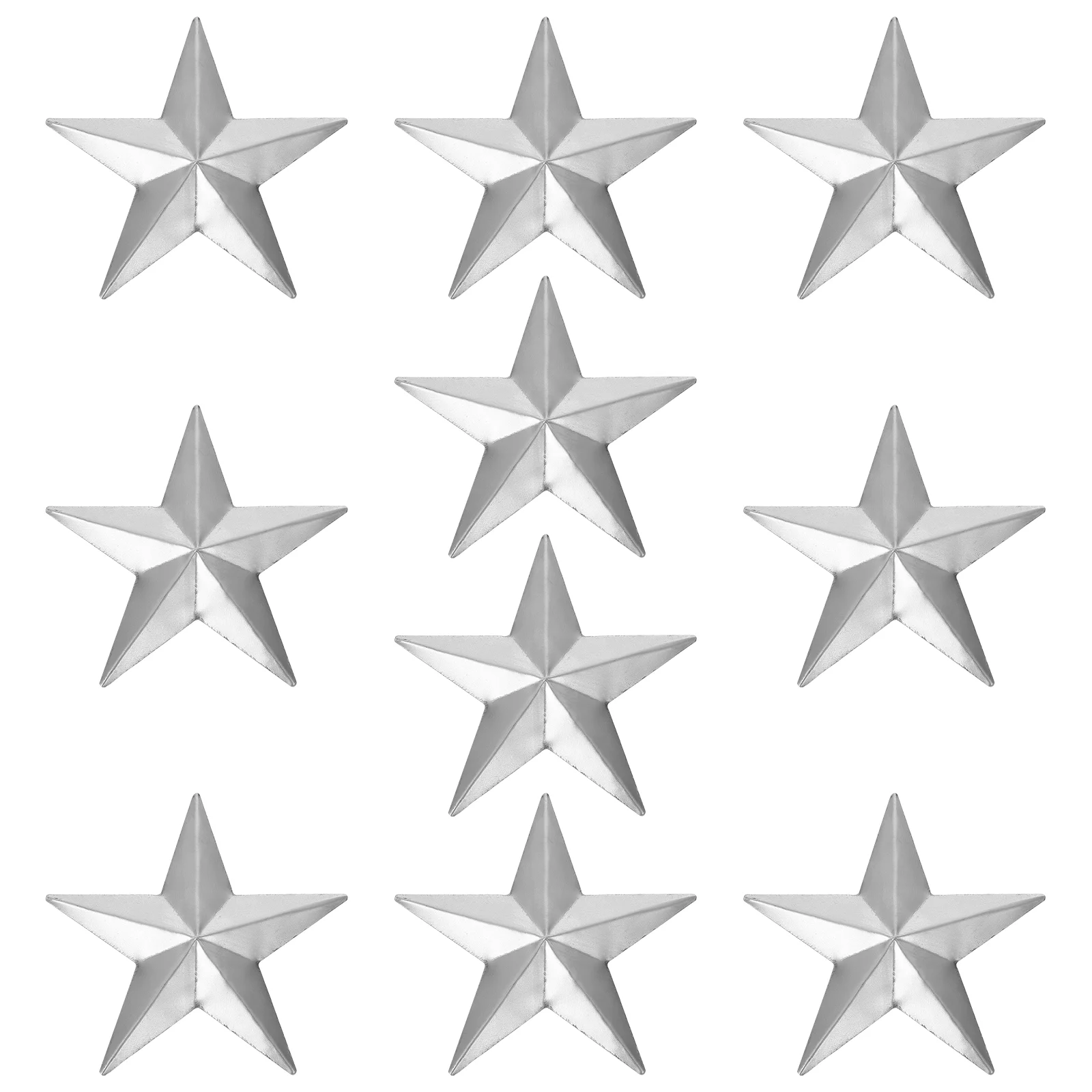 10 Stück Pentagramm-D-Form, fünfzackiger Stern, Stempelteile, Zubehör, Dekor, Eisen, DIY, zuverlässig