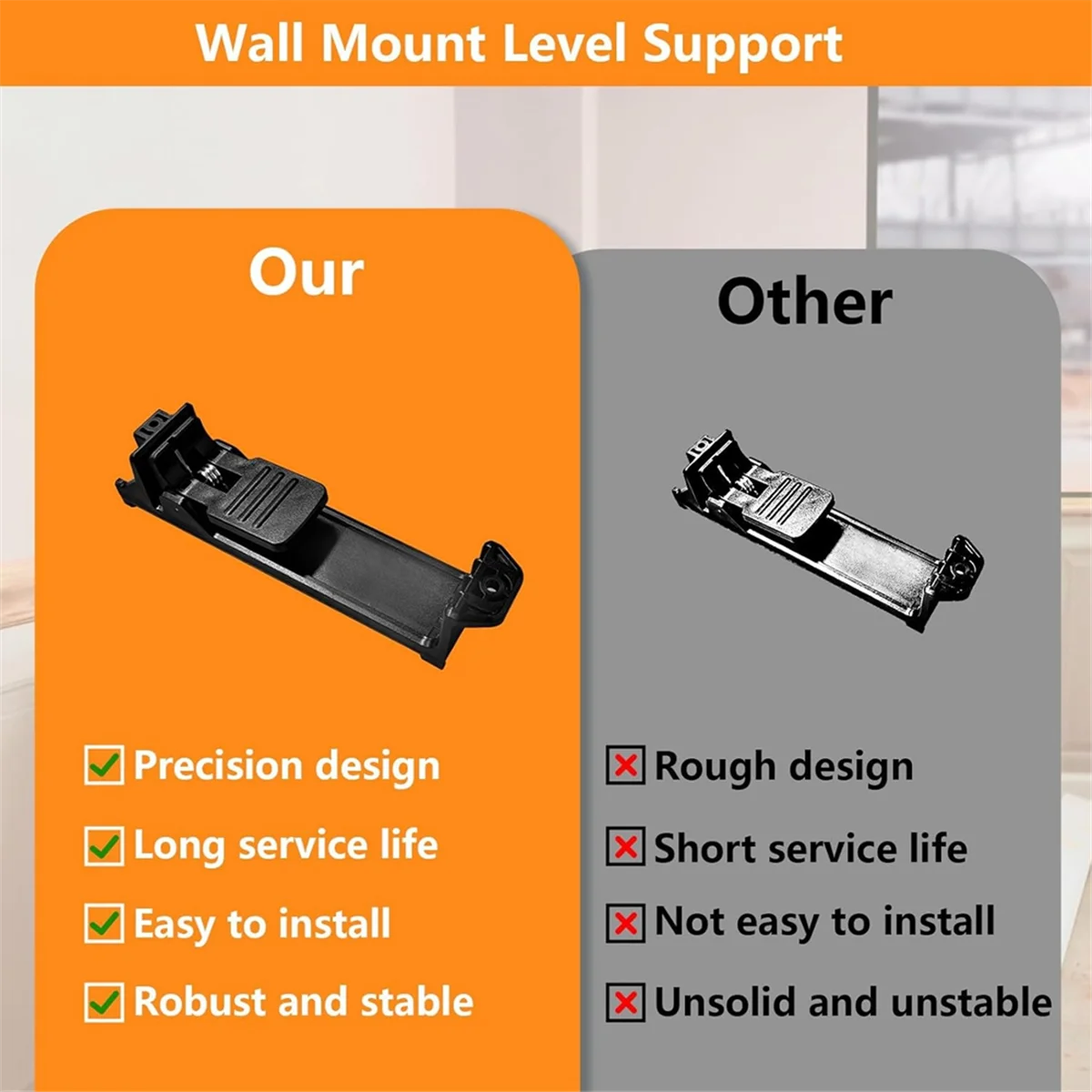 

BAAQ 2 шт., аксессуары для лазерного уровня, настенный кронштейн, подставка, потолочный монтажный кронштейн, инструмент для измерения и выравнивания
