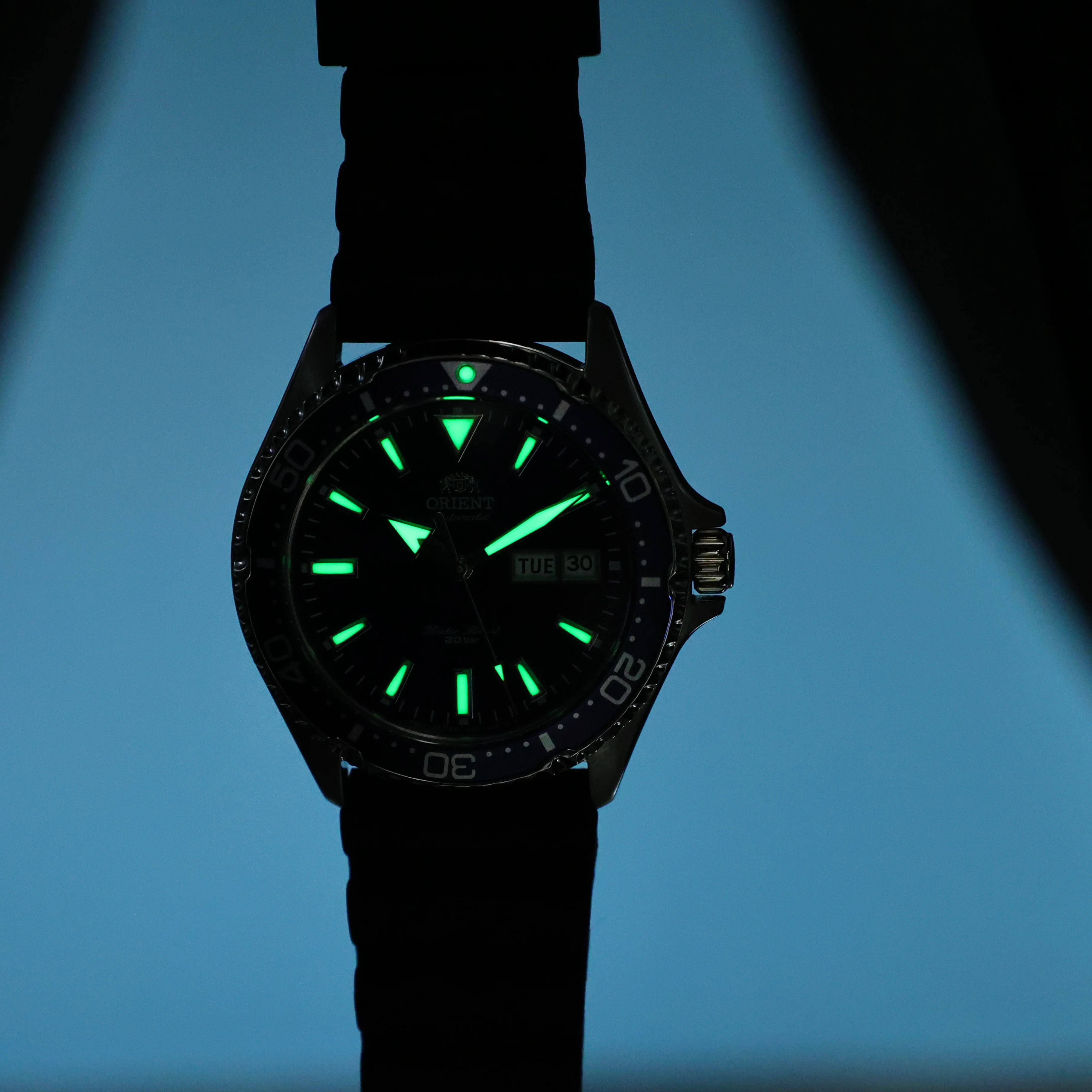 Orient Original Japanese watch Automatic Mechanical Watches Men's Watch  20Bar  Waterproof  week display sport watch