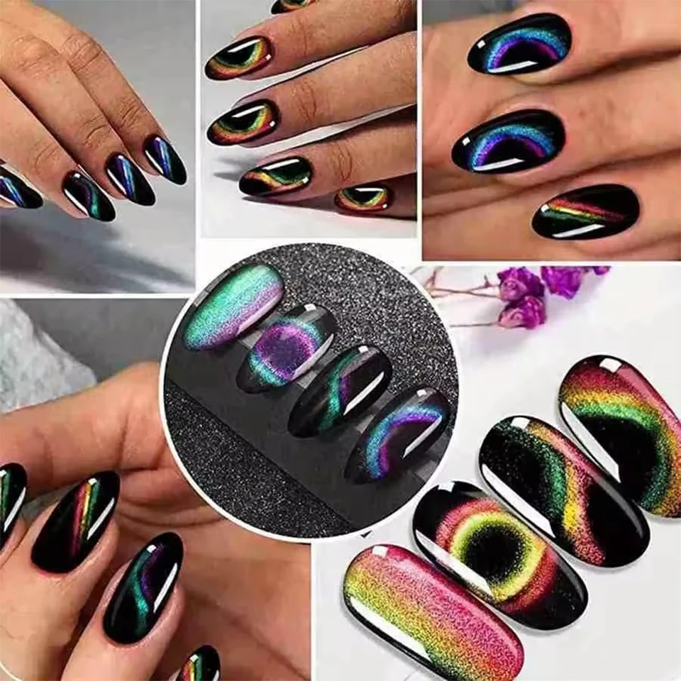 10/50 imanes pequeños para uñas, cortador de puntas falsas, imán de ojo de gato, herramienta de manicura profesional, tablero magnético 5