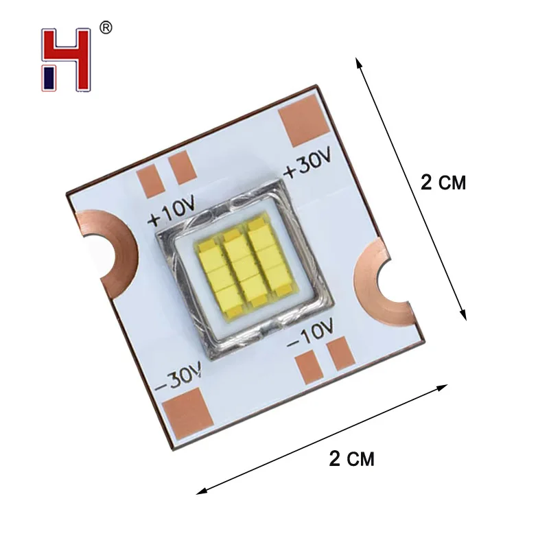 HongYi High Brightness 60W 30V LED Chip for 60W Mini LED Moving Head Lighting Lamp Source Mini DJ LED Spot Light LED Source