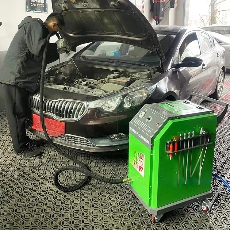 Commercial Professional Industrial Use Engine CO2 Carbon Deposit Cleaner Auto Care Dry Ice Blaster Cleaning Machine