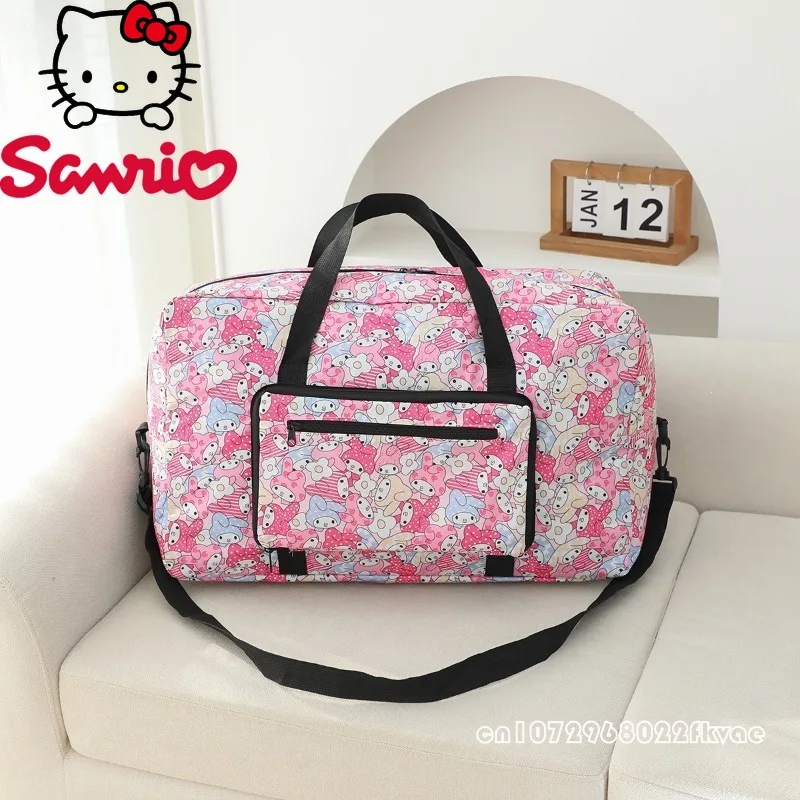 2025 New Travel Storage Bag Fashionable High Quality Foldable Storage Bag Cartoon Versatile Large Capacity Hand Luggage Bag